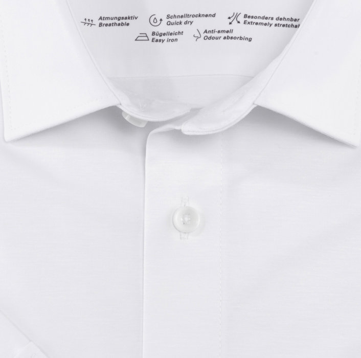 Oblymp Luxor 24/Seven, Businesshemd, Modern Fit, New Kent, Weiß
