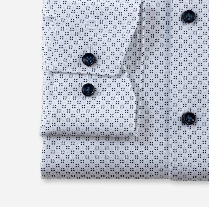 Oblymp Luxor 24/SevenBusinesshemd, Modern Fit, Modern Kent, Weiß