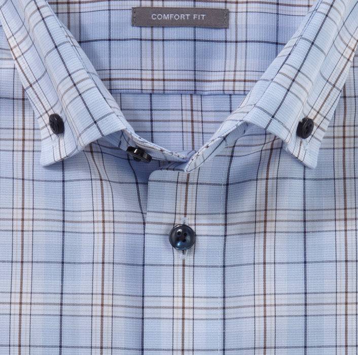 Oblymp Luxor, Businesshemd, Comfort Fit, Button-down, Bleu