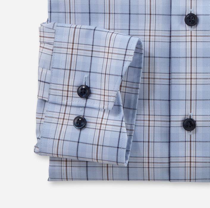 Oblymp Luxor, Businesshemd, Comfort Fit, Button-down, Bleu