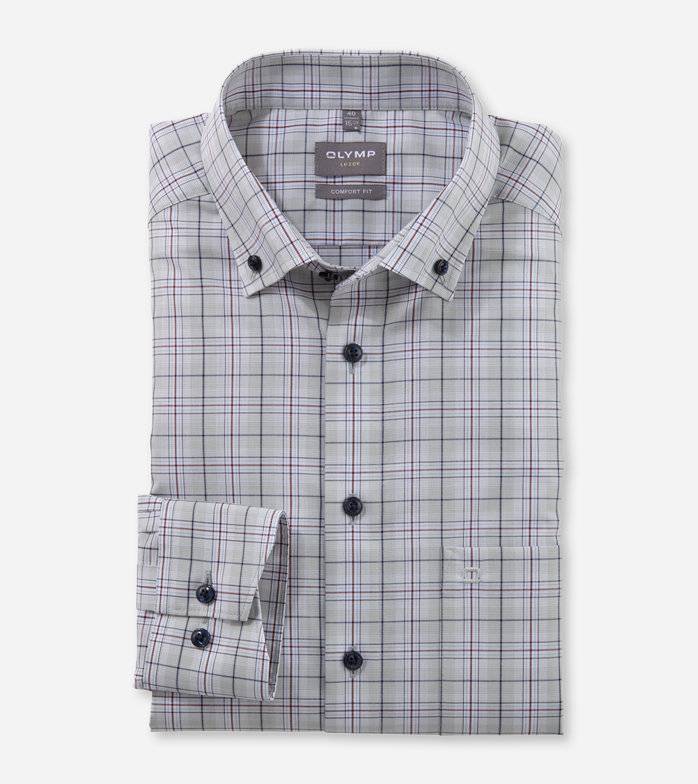 Oblymp Luxor, Businesshemd, comfort fit, Button-down, Kitt