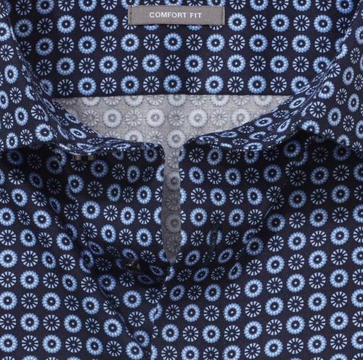 Oblymp Luxor, Businesshemd, Comfort Fit, New Kent, Bleu