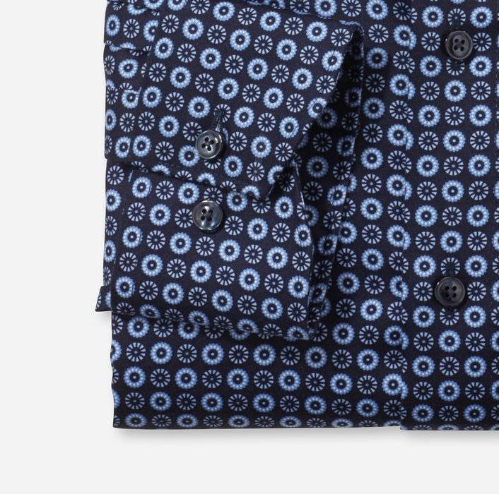 Oblymp Luxor, Businesshemd, Comfort Fit, New Kent, Bleu
