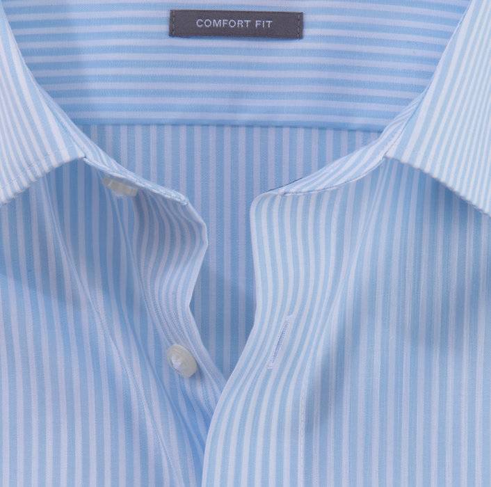 Oblymp Luxor, Businesshemd, Comfort Fit, New Kent, Bleu