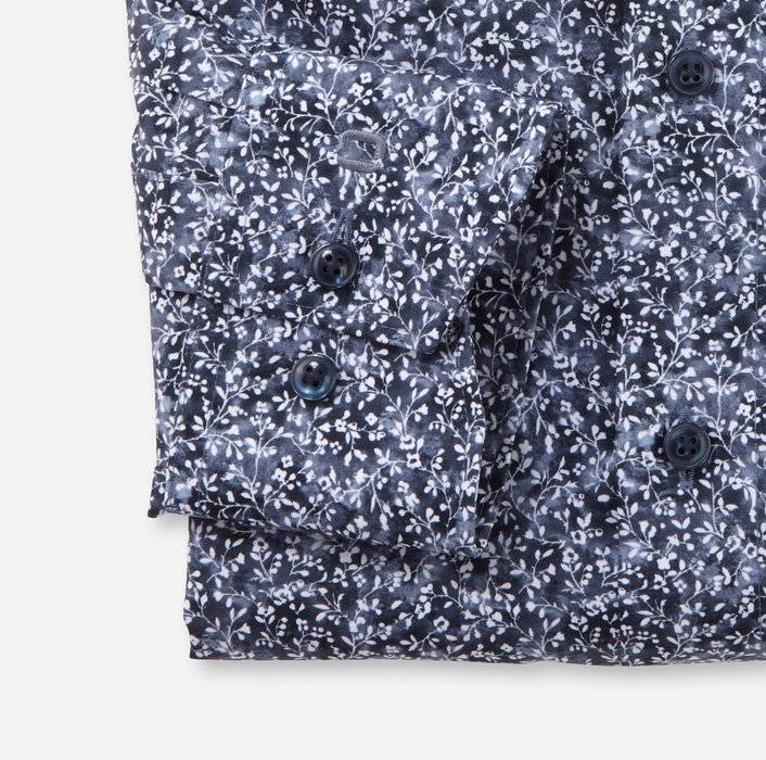 Oblymp Luxor, Businesshemd, Comfort Fit, New Kent, Marine