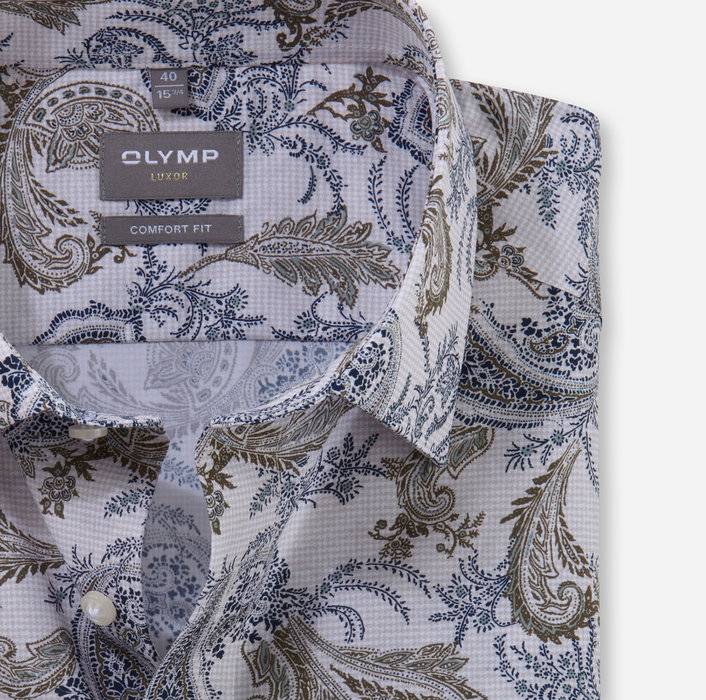 Oblymp Luxor, Businesshemd, Comfort Fit, New Kent, Natur