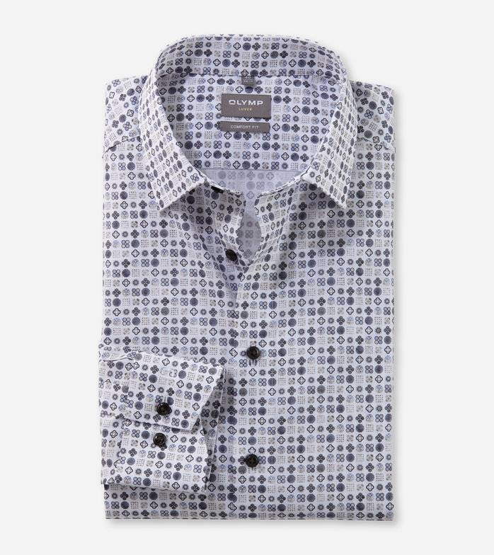 Oblymp Luxor, Businesshemd, comfort fit, New Kent, Natur
