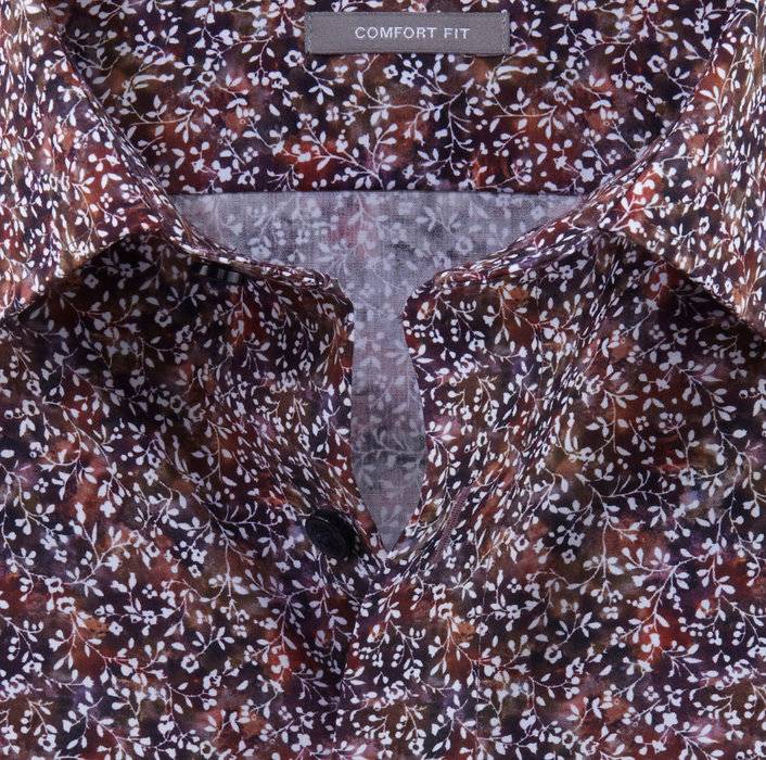 Oblymp Luxor, Businesshemd, Comfort Fit, New Kent, Pflaume