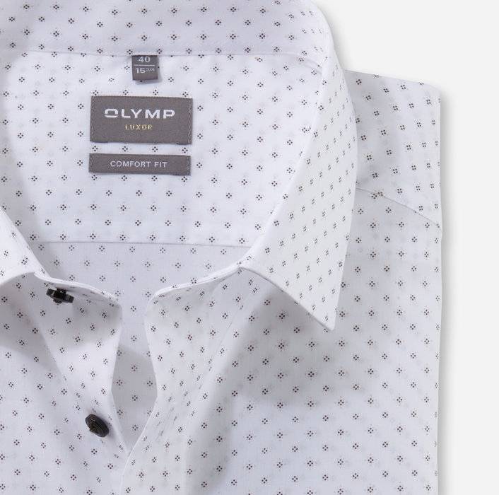 Oblymp Luxor, Businesshemd, Comfort Fit, New Kent, Weiß