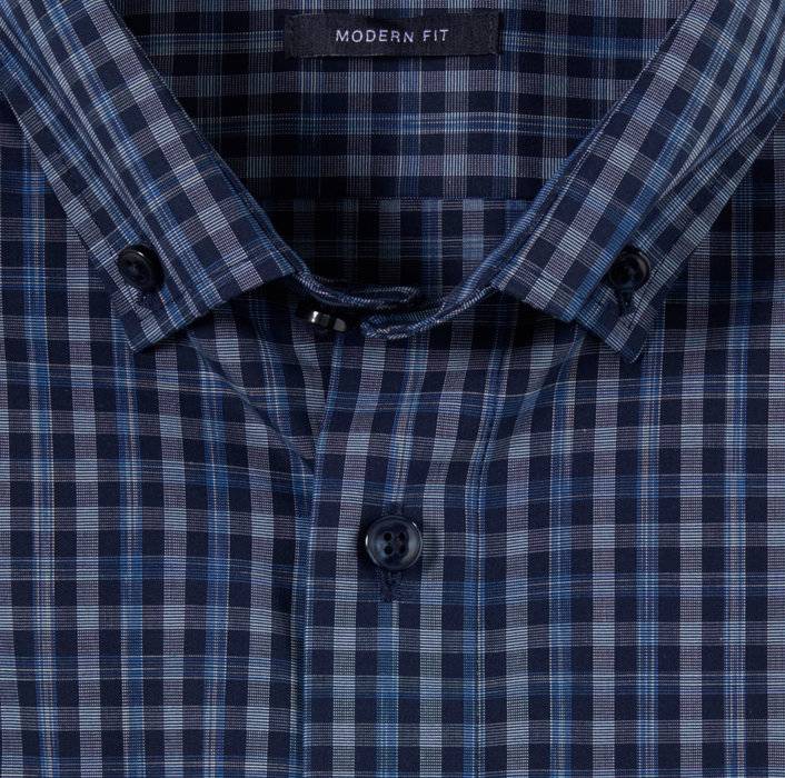 Oblymp Luxor, Businesshemd, Modern Fit, Button-down, Marine