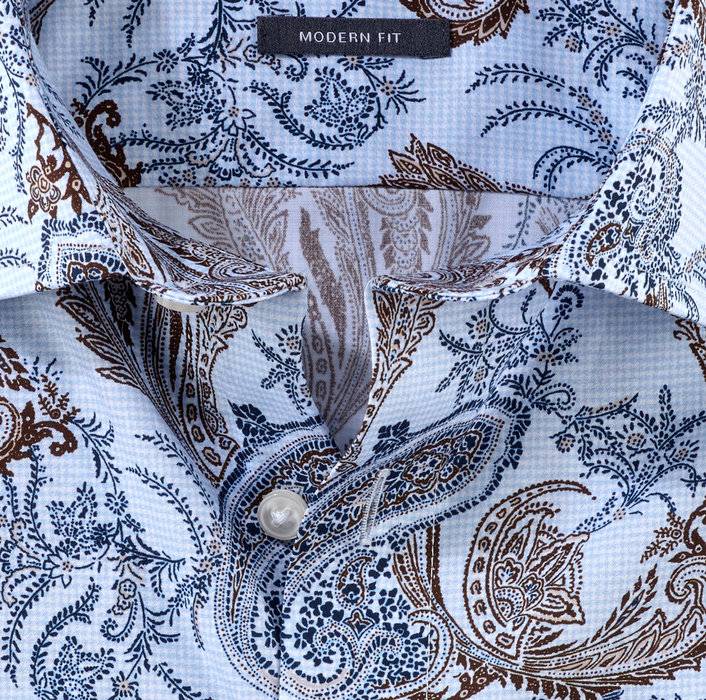 Oblymp Luxor, Businesshemd, Modern Fit, Global Kent, Bleu