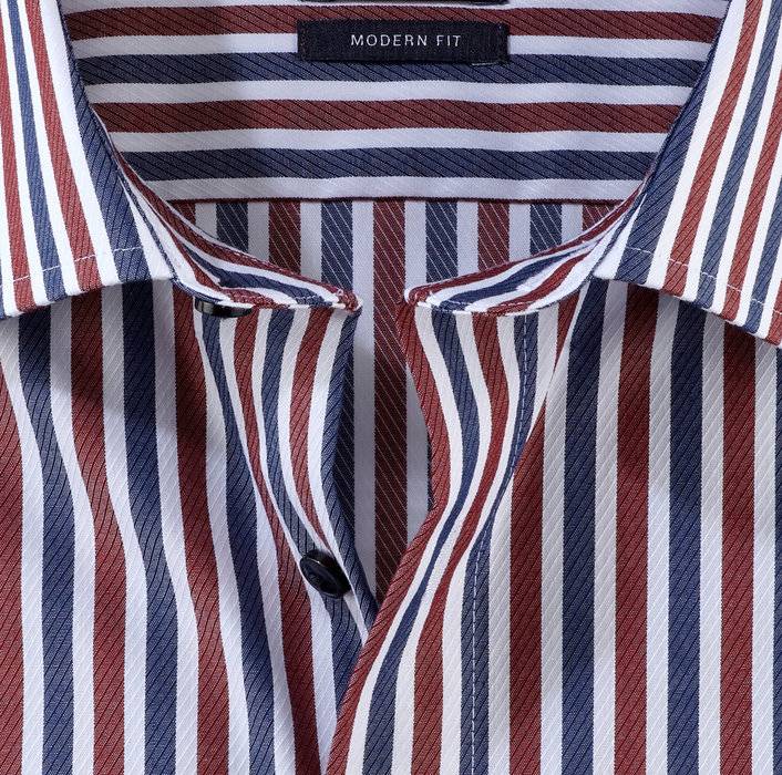 Oblymp Luxor, Businesshemd, Modern Fit, Global Kent, Dunkelrot