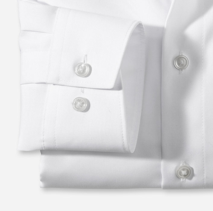 Oblymp Luxor, Modern Fit, Super Langer Arm (72 Cm), Businesshemd, New Kent, Weiß