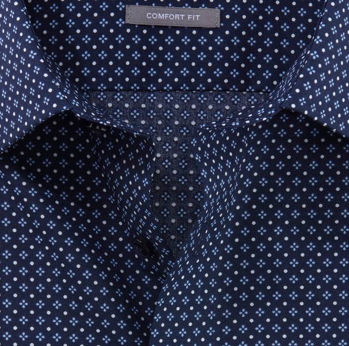 Oblymp LuxorBusinesshemd, Comfort Fit, New Kent, Marine