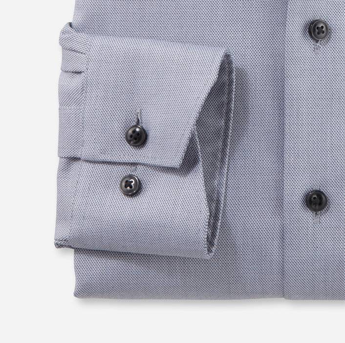 Oblymp LuxorBusinesshemd, Comfort Fit, New Kent, Silbergrau