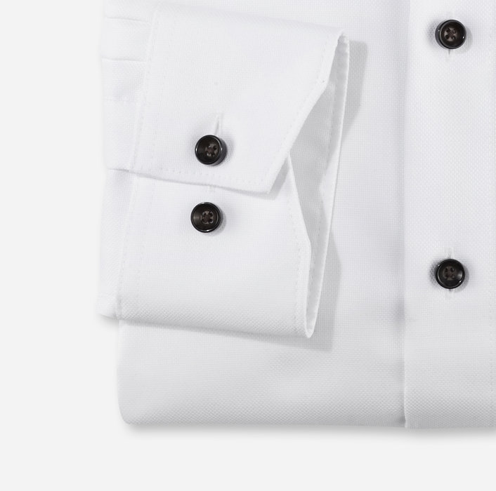Oblymp LuxorBusinesshemd, Modern Fit, Global Kent, Weiß