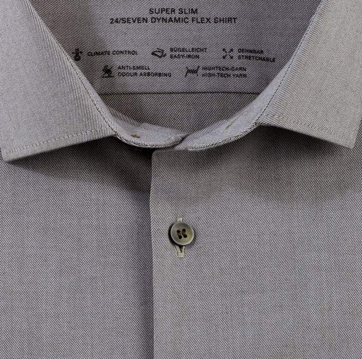 Oblymp No. Six 24/Seven, Businesshemd, Super Slim, Modern Kent, Oliv