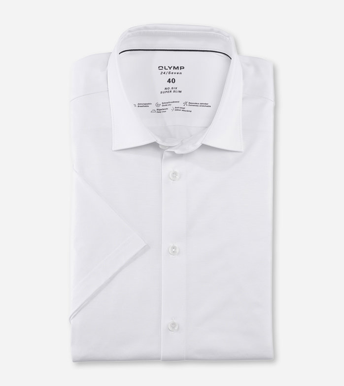 Oblymp No. Six 24/Seven, Businesshemd, super slim, Urban Kent, Weiß