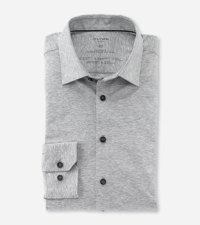 Oblymp No. Six 24/Seven, Businesshemd, super slim, Urban Kent, Silbergrau