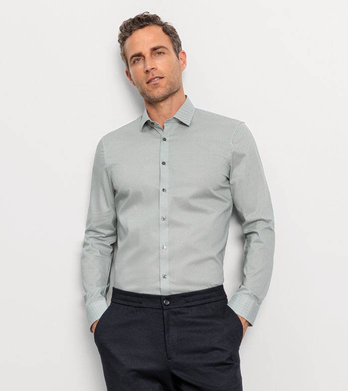 Oblymp No. Six, Businesshemd, super slim, Modern Kent, Kitt