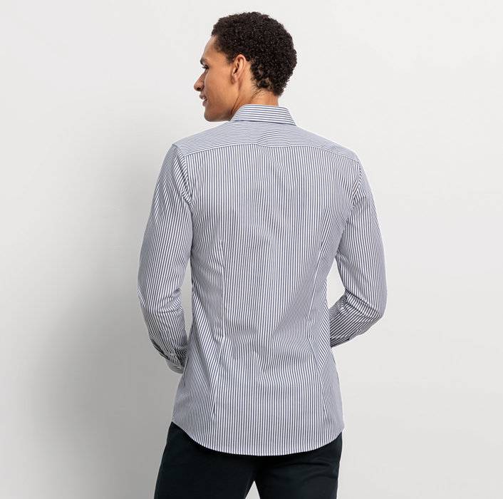 Oblymp No. Six, Businesshemd, Super Slim, New York Kent, Marine