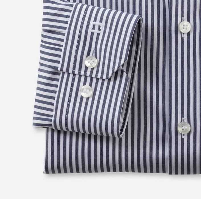 Oblymp No. Six, Businesshemd, Super Slim, New York Kent, Marine