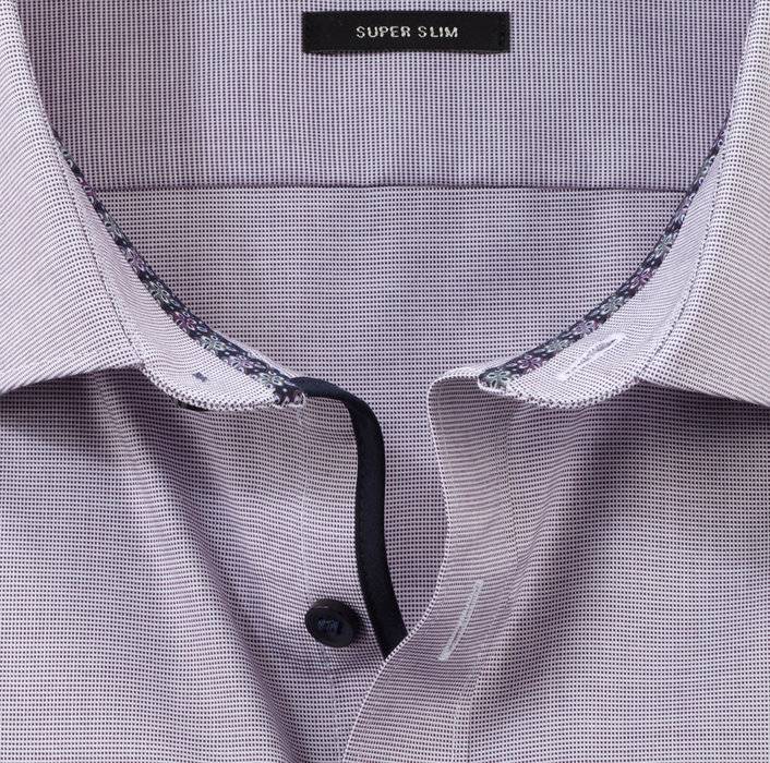 Oblymp No. Six, Businesshemd, Super Slim, New York Kent, Pflaume