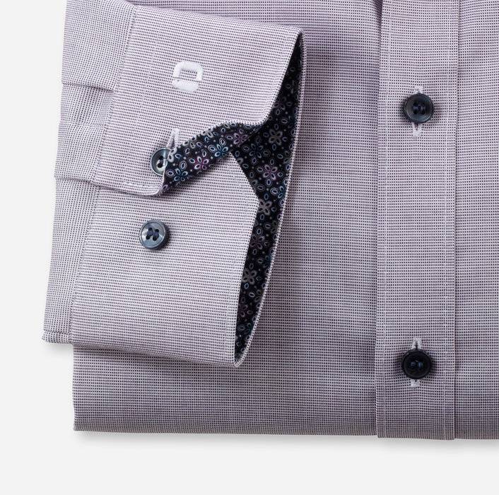 Oblymp No. Six, Businesshemd, Super Slim, New York Kent, Pflaume