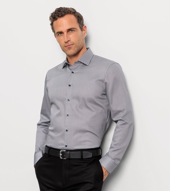 Oblymp No. Six, Businesshemd, super slim, New York Kent, Schwarz