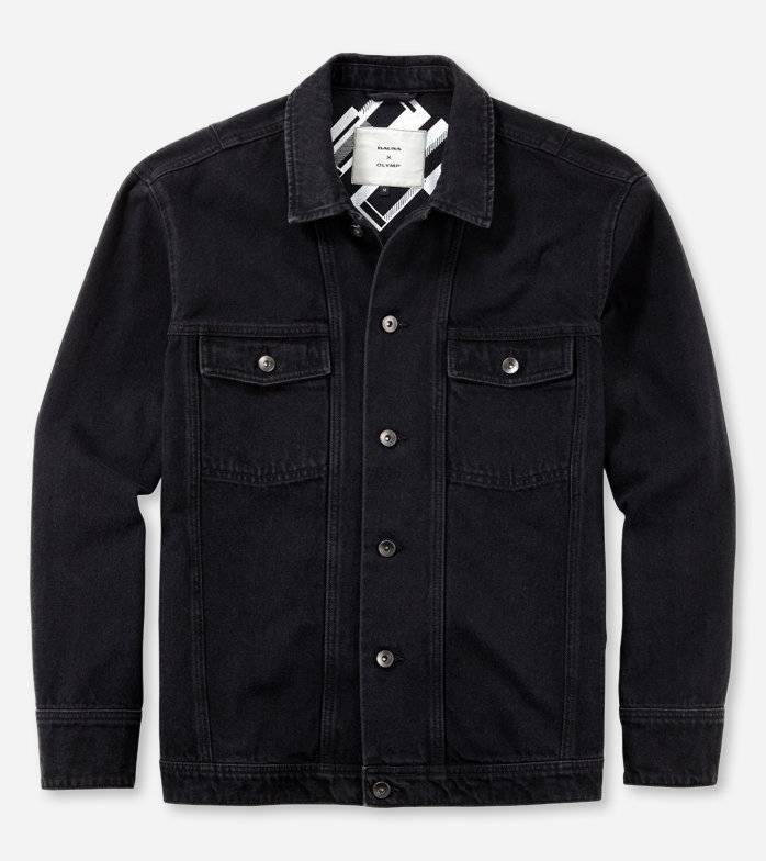 Oblymp BAUSA X OLYMP, Denimjacke, Schwarz