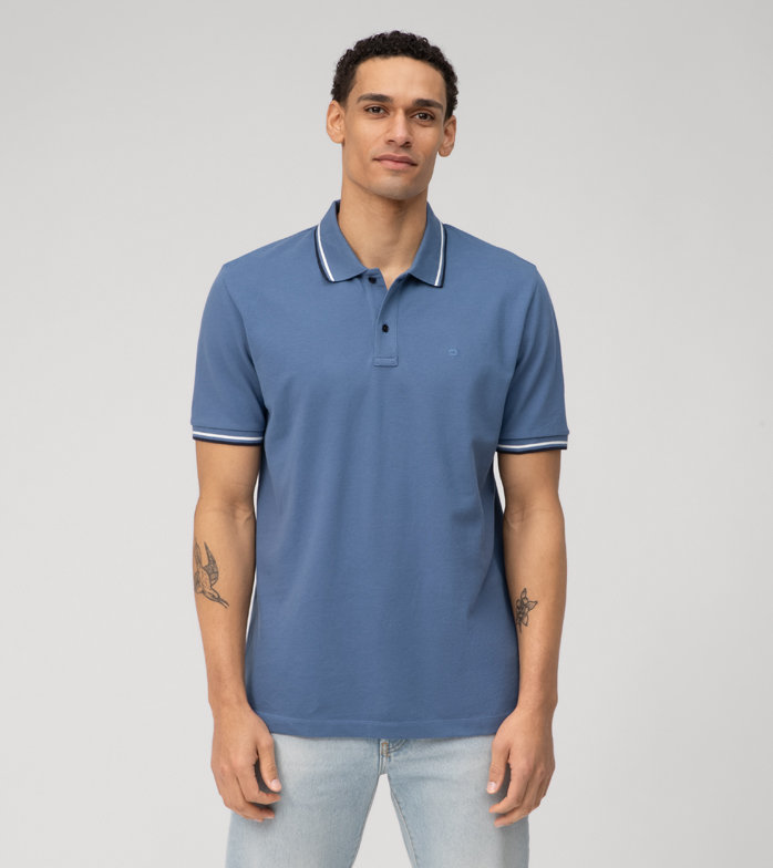 Oblymp Boris Herrmann X OLYMP, Polo, Rauchblau