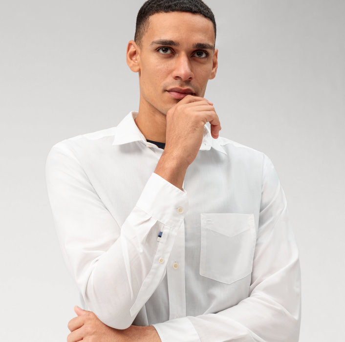 Oblymp Casual, Freizeithemd, Regular Fit, Kent, Ecru