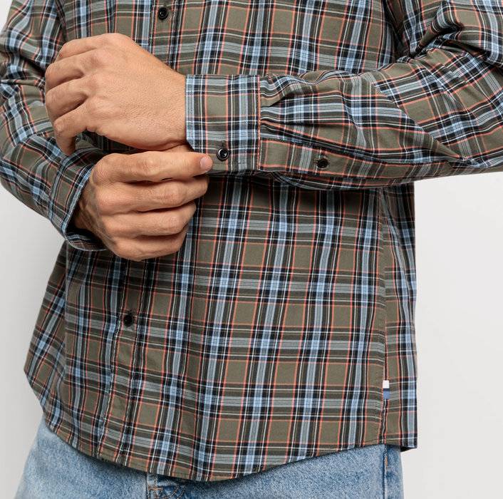 Oblymp Casual, Freizeithemd, Regular Fit, Kent, Oliv