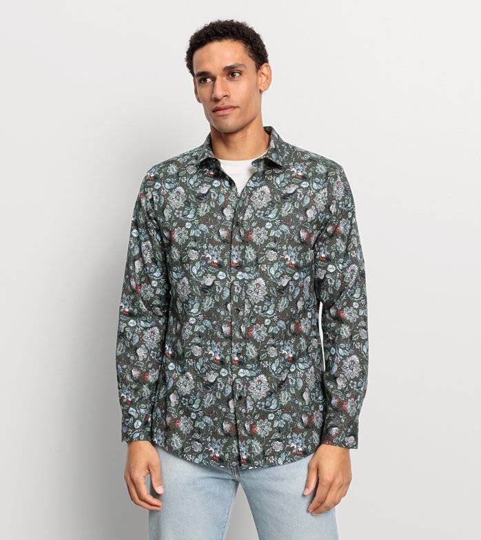 Oblymp Casual, Freizeithemd, regular fit, Kent, Oliv