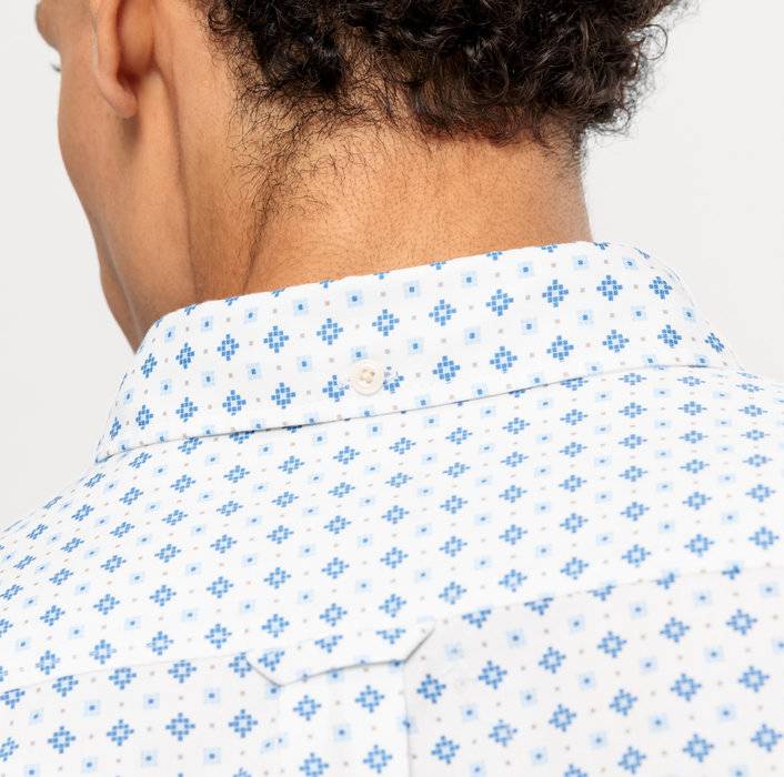 Oblymp Casual, Freizeithemd, Regular Fit, Kent, Weiß