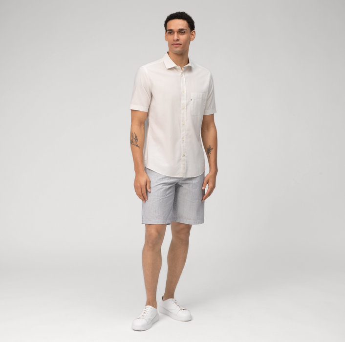 Oblymp Casual, Freizeithemd, Regular Fit, Kent, Weiß