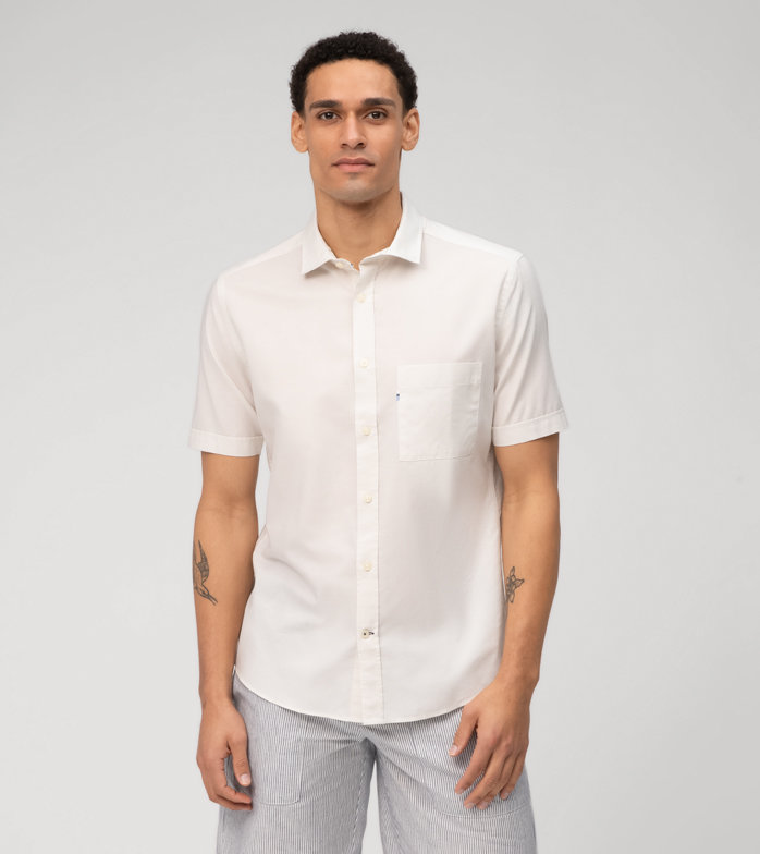 Oblymp Casual, Freizeithemd, regular fit, Kent, Weiß
