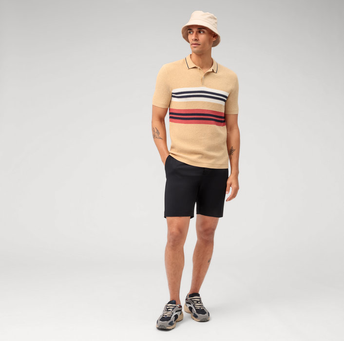 Oblymp Casual Strick, Polo, Hellbeige