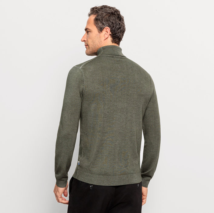 Oblymp Casual Strick, Pullover, Dunkelgrün