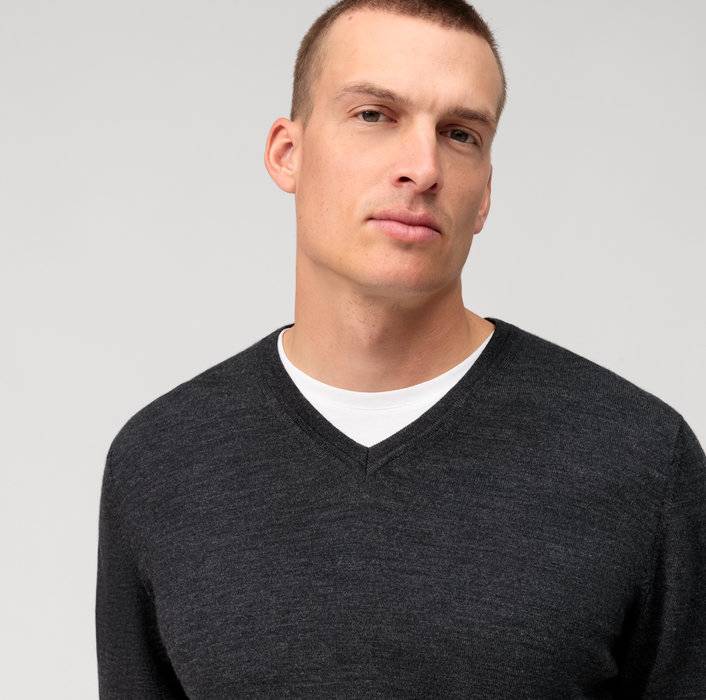 Oblymp Casual Strick, Pullover, Graphit