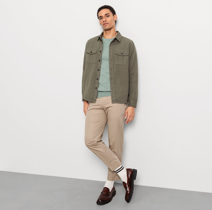 Oblymp Casual Strick, Pullover, Grau-Grün