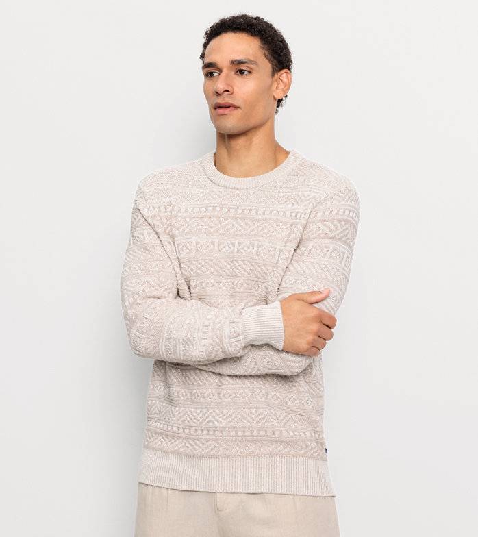 Oblymp Casual Strick, Pullover, Kitt