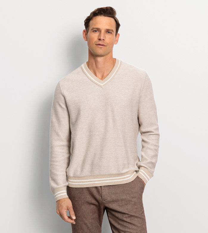 Oblymp Casual Strick, Pullover, Kitt