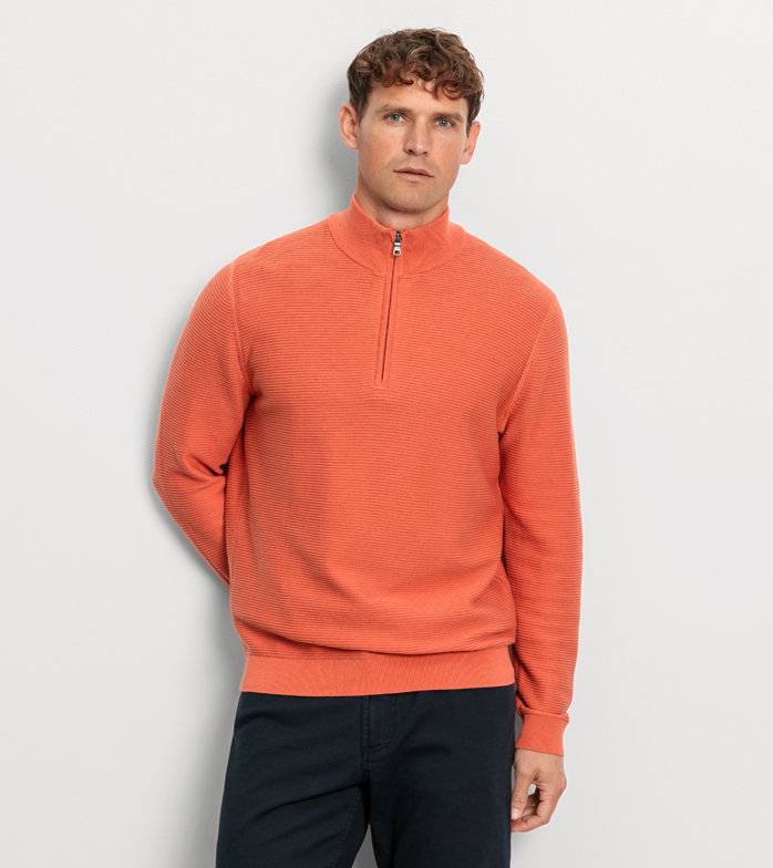 Oblymp Casual Strick, Pullover, Lachs
