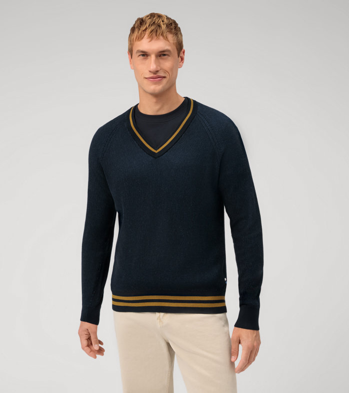 Oblymp Casual Strick, Pullover, Marine