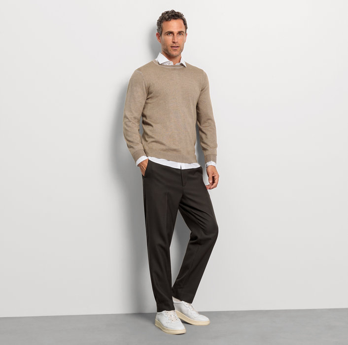 Oblymp Casual Strick, Pullover, Natur