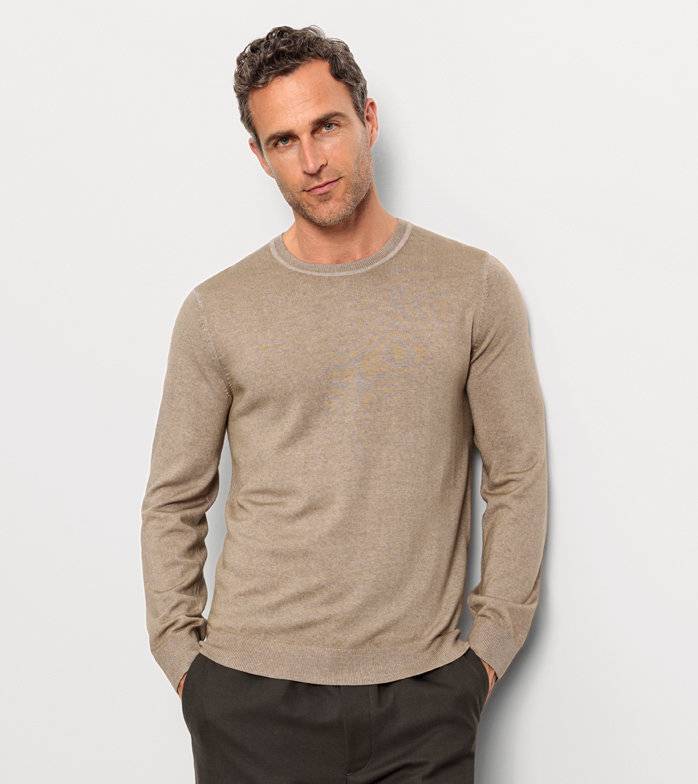 Oblymp Casual Strick, Pullover, Natur