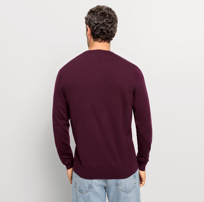 Oblymp Casual Strick, Pullover, Pflaume