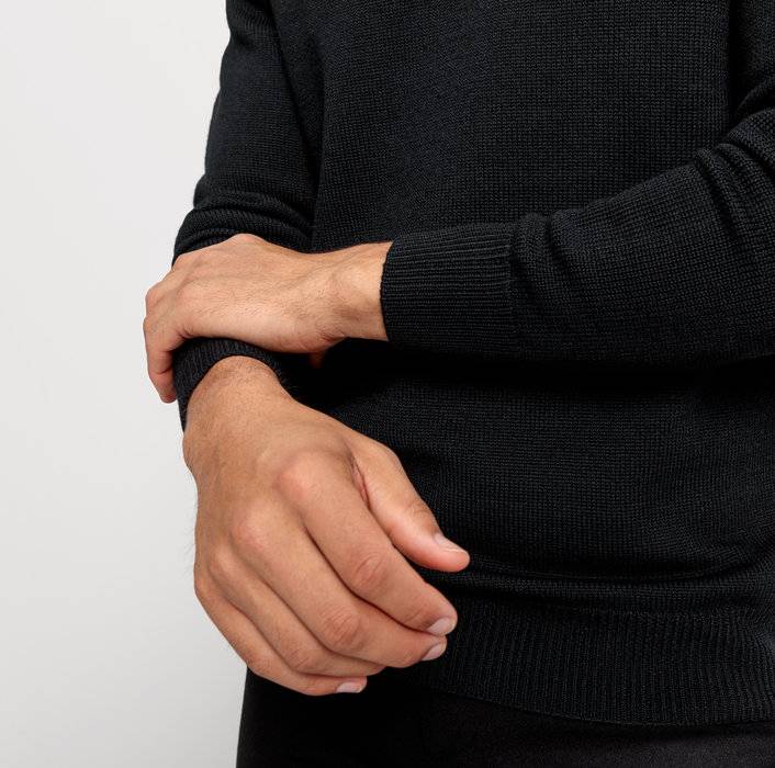 Oblymp Casual Strick, Pullover, Schwarz