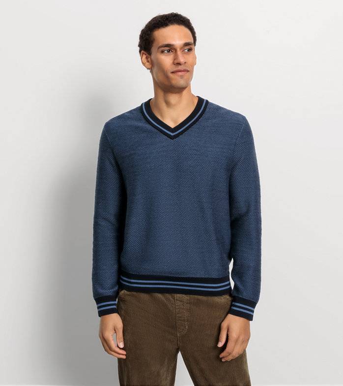 Oblymp Casual StrickPullover, Marine